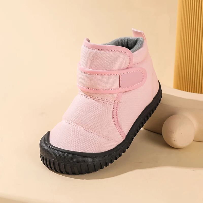 Mädchen Winter Stiefel Kleinkind Kinder Schnee Stiefel Für Jungen Mode Turnschuhe Knöchel Warme Plüsch Kurze Stiefel Casual Baumwolle Schuhe