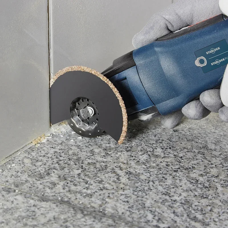 Bosch Starlock Oscillating Saw Blade ACZ 85 RT3 Carbide Grout + Abrasive Blades for Cement Panel Concrete Renovator Accessories