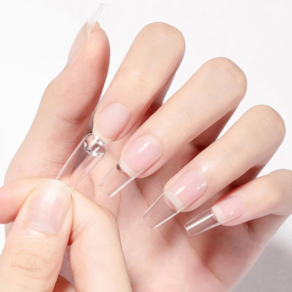 UV/LED Nail Tips Glue Gel  for False Nails UV Strong Ahesive Solid Tube Nail Tip Glue Gel Polish Bonder Manicure Supplies