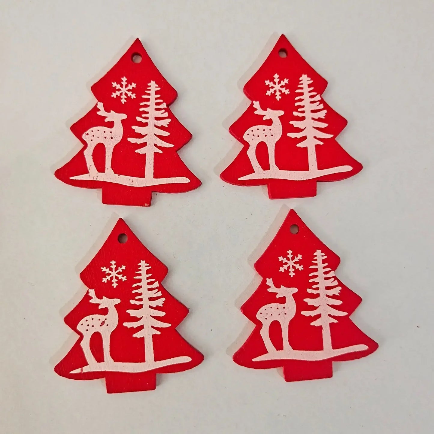 HighConcerned Mini Holzdeko - Unbehandeltes Holz, 4x5 cm, 10 Stück