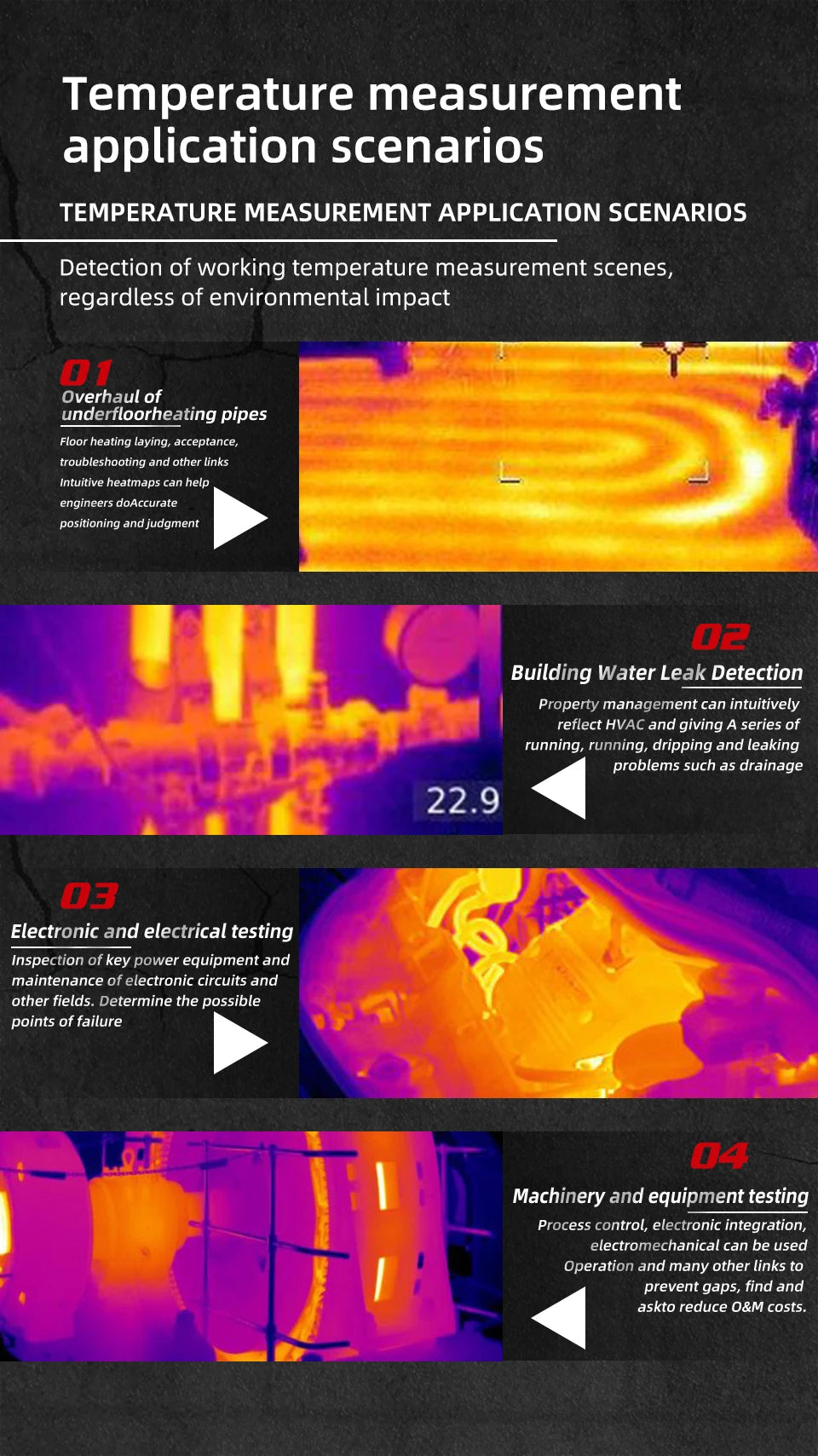 Wärmebildkamera 2025: BSIDE Handheld Thermal Imaging - 240X240 Temperatur-Messgerät für PCB, Automobil und Pipeline-Inspektion
