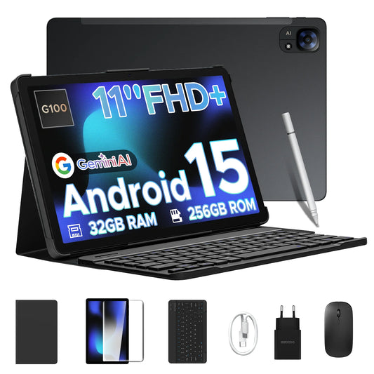 DOOGEE Tab E3 Ultradünn 7,5 Mm - 256 GB Speicher, 8800 mAh Akku, 11 Zoll Display