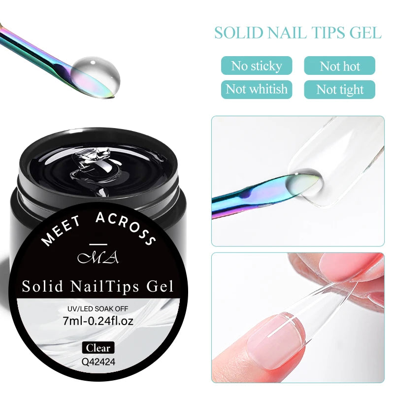 ProNail Solid Gel Nicht Klebrig - 7ml Starke Adhäsion