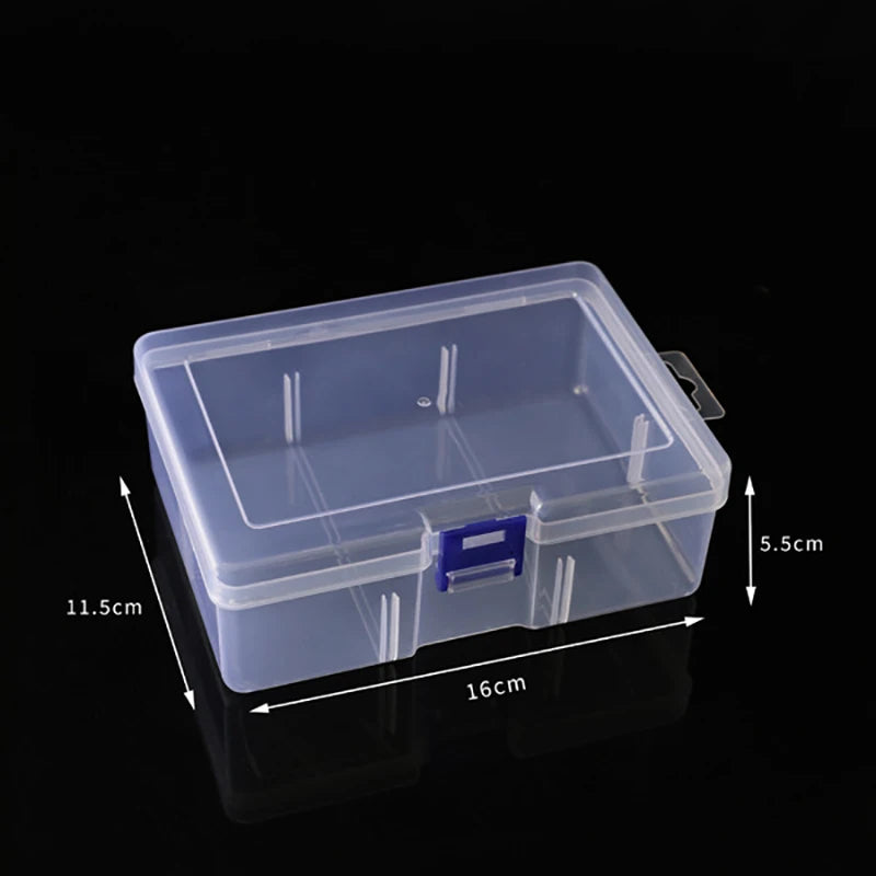 Klare Plastik Box Rechteckig Schraubendreher Bits Werkzeuge Bleads Staubdicht Wasserdicht Verpackung Lagerung Koffer Container
