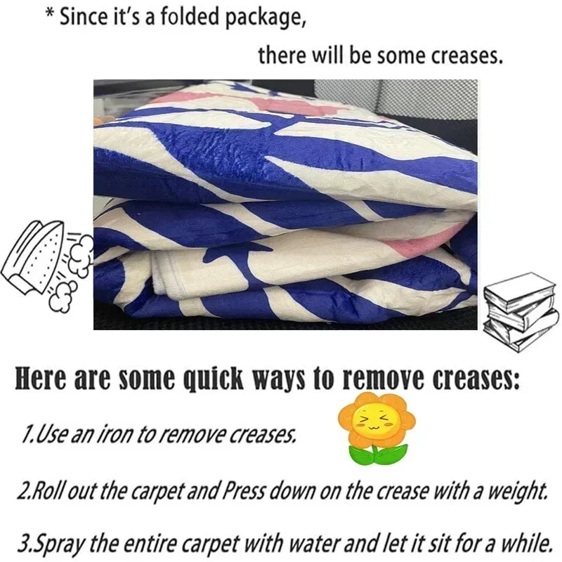 Extra-Long Red & Golden Christmas Runner Mat Long Christmas Runner Rugs Washable Balcony Carpet Home Decor Floor Mat for Hallway