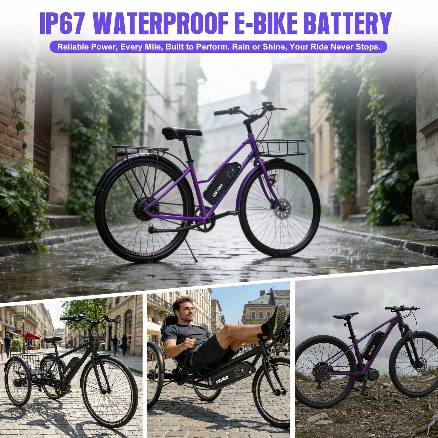 [EU Direktversand] eBike Akku mit Großer Kapazität Hailong Max Pack für Gepäckträger 48V 52V 36V 30Ah 25Ah 24Ah 20Ah 18,2Ah 16Ah 15,6Ah 13Ah mit 2-4A Ladegerät by Golden Bridge Store