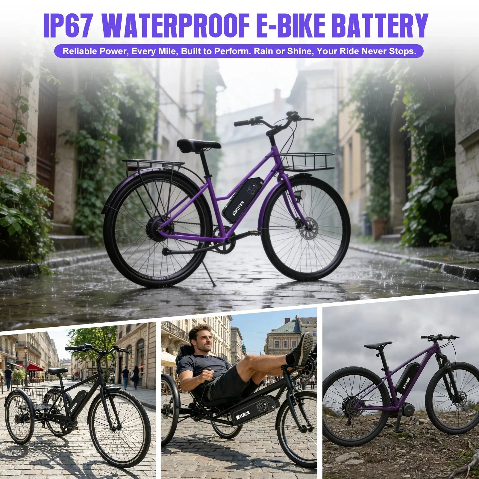 [EU Direktversand] eBike Akku mit Großer Kapazität Hailong Max Pack für Gepäckträger 48V 52V 36V 30Ah 25Ah 24Ah 20Ah 18,2Ah 16Ah 15,6Ah 13Ah mit 2-4A Ladegerät by Golden Bridge Store