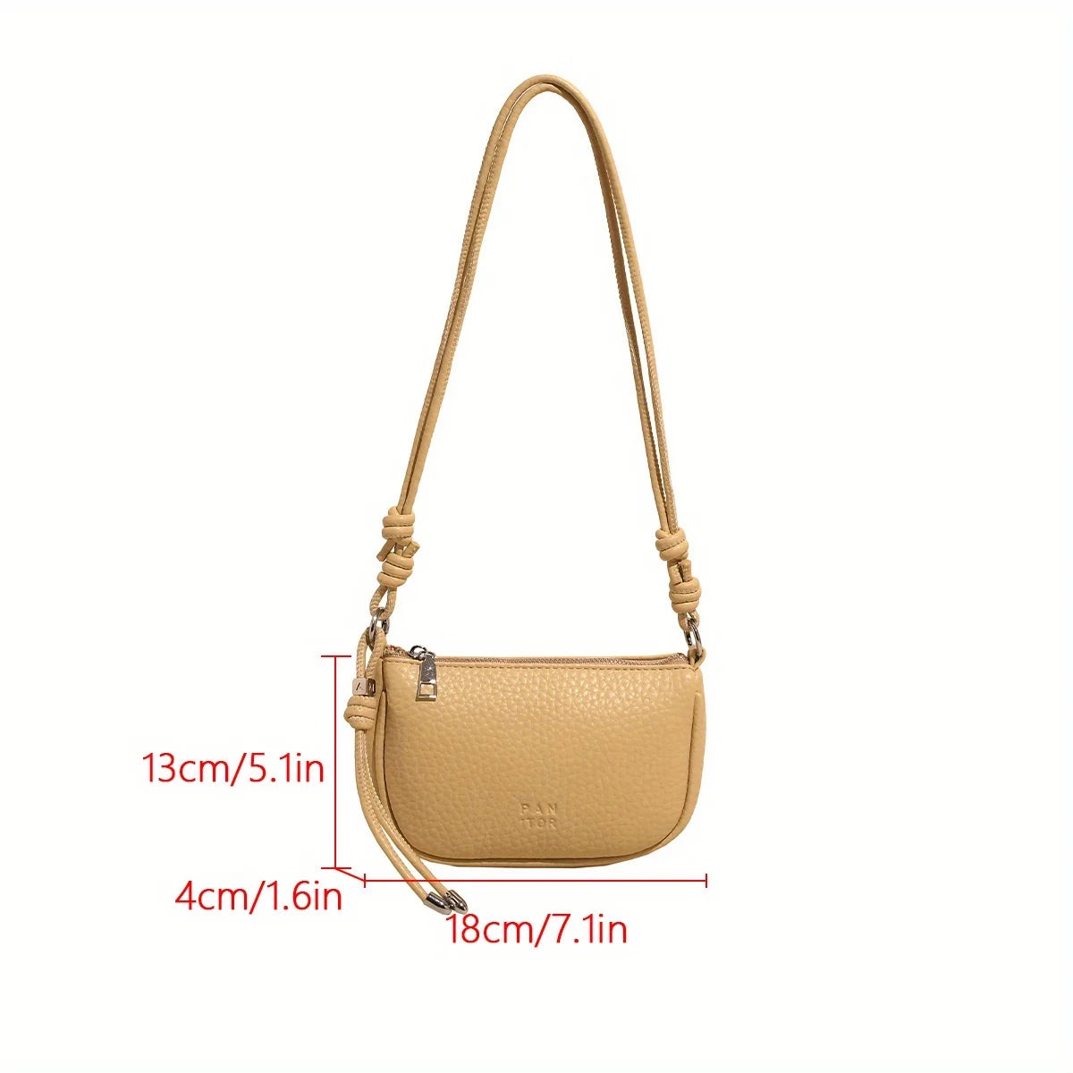 Ladies' Crossbody Bag Is Fashionable, Versatile, Solid Color, Exquisite Design, Daily Commuting, Casual Shoulder Bag