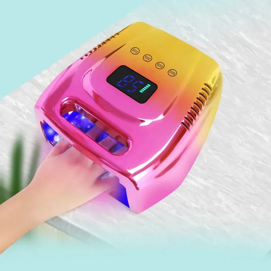 Cordless UV Nail Lamp 51LEDs 96W Professional LED Nail Lamp with Touch Display UV Light for Gel Nails Built-in 3-Timer Modes