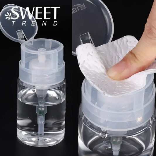 SWEET TREND Pressflasche Nachfüllbar - 100ml Klar Plastik