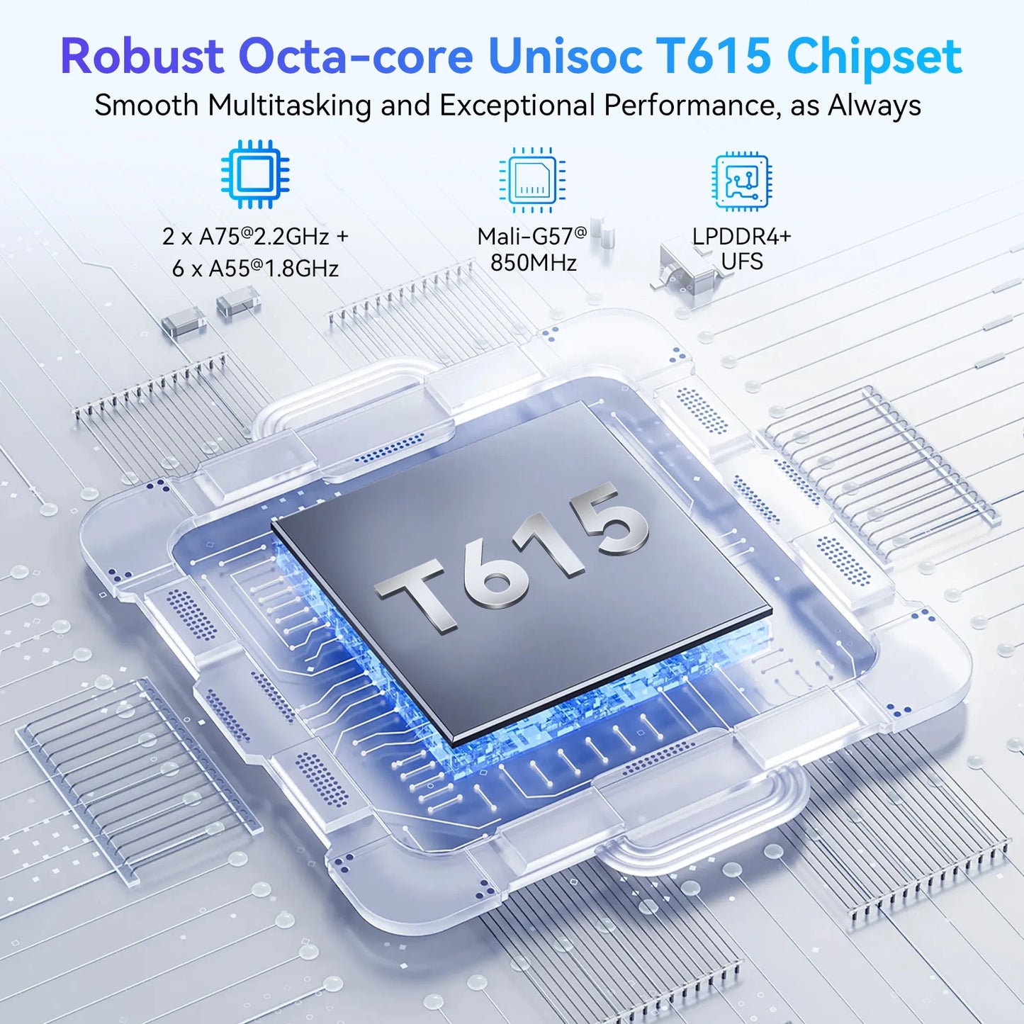 TABWEE W90 Android 15 Tablet - Octa Core 24 GB RAM 11 Zoll