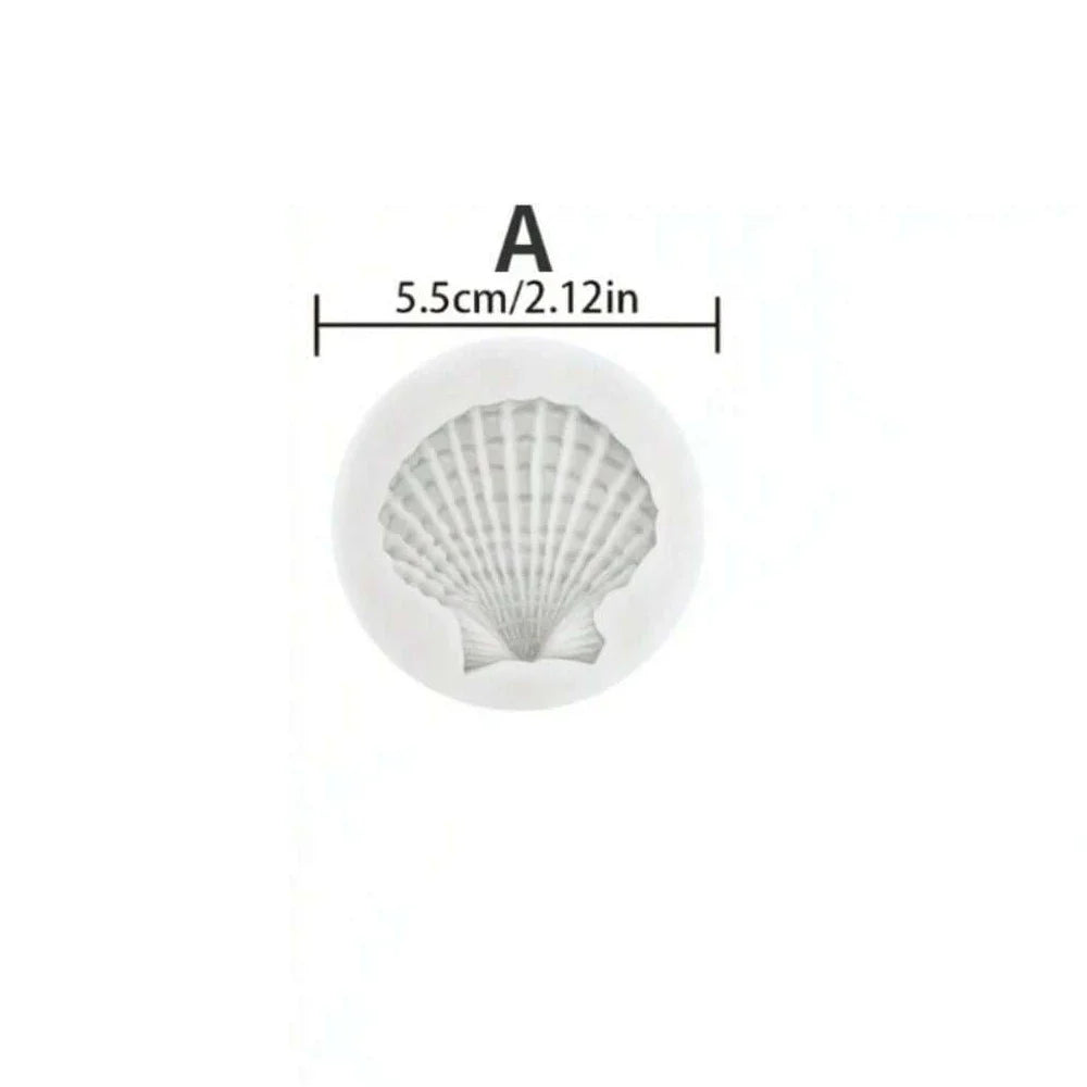 Silicone Shell Cake Mold, Conch Fondant & Chocolate Baking Mould Set, DIY Cake Decorating Tools for Cupcakes