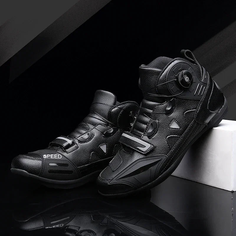 CN Fujian Leder Motocross Stiefel Knöchelhoch - Plus Size Antirutsch Atmungsaktiv