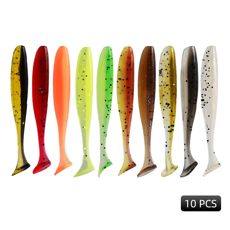 MEREDITH Easy Shiner Angelköder 50mm 65mm 75mm 100mm Wobbler Karpfen Angeln Weiche Köder Silikon Künstlich Plastik Köder