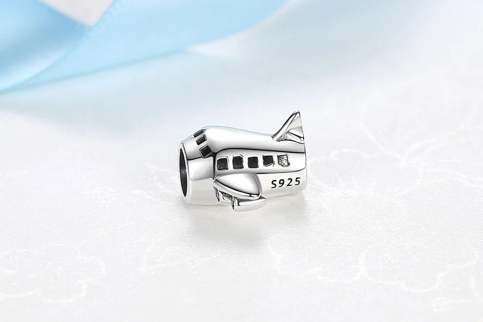 Originale 925 Sterling Silber Charms Liebe Reise London Bus Koffer Paris Perlen passen für Pan Armbänder Halsketten Frauen DIY Schmuck
