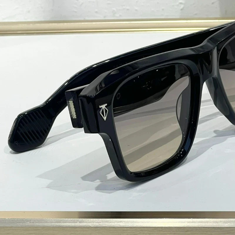 japanese vintage thick acetate sunglasses – unisex square fashion eyewear by estoque | high quality designer style