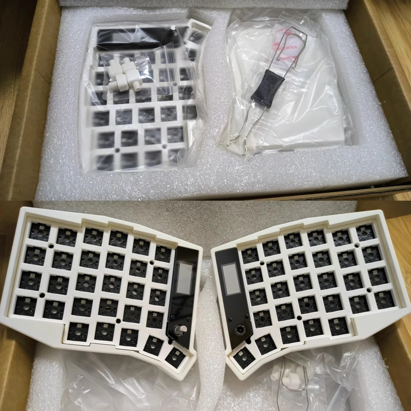 Sofle Split-Tastatur-Kit Dual-Modus - 58T Hot-Swap BT