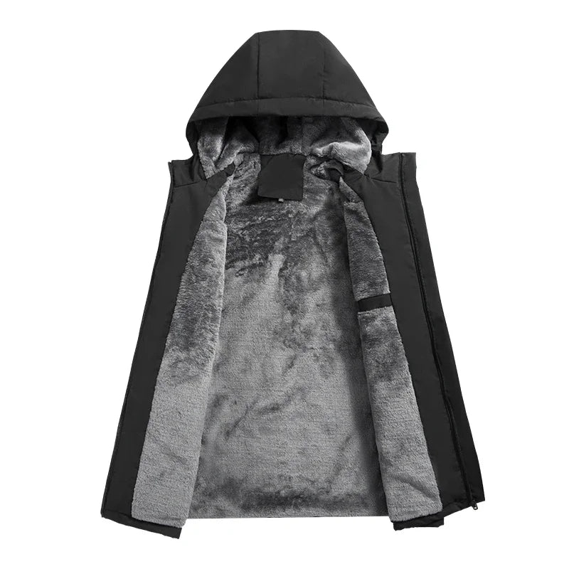 UETEEY Pilotenjacke Verdicktes Fleece - Kapazität 200 g, XL