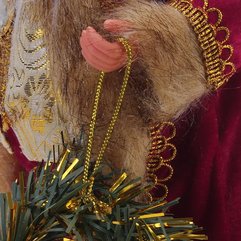 Choice Santa Claus Deko 30 cm Höhe - Kunststoff Fenster Ornament