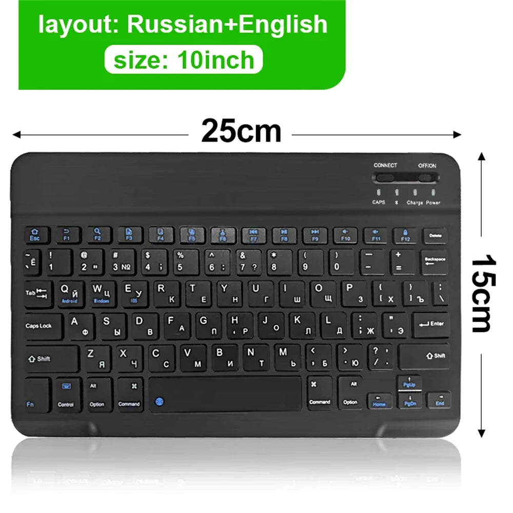 Bluetooth Wireless Tastatur und Maus für iOS Android Windows Tablet - Deutsche Version