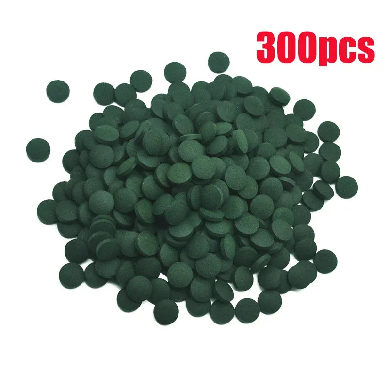 SpirulinaPro Hochreine Tabletten - 200g Volumen, 50–2000g