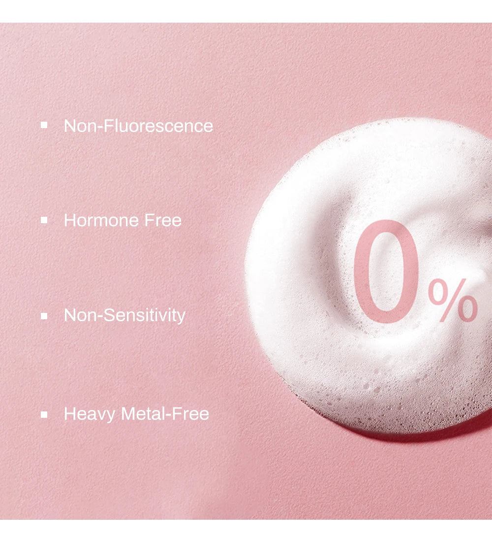 NATUHANA 60ml Gentle Lash Cleansing Mousse No Irritation Eyelash Shampoo for Extensions Grafting Makeup Remover Glue Cleanser