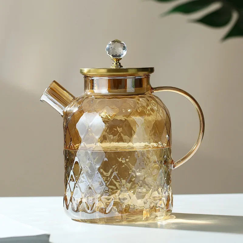 CasaBella Teekanne Mit Sieb - 1.0L Borosilikat Herd