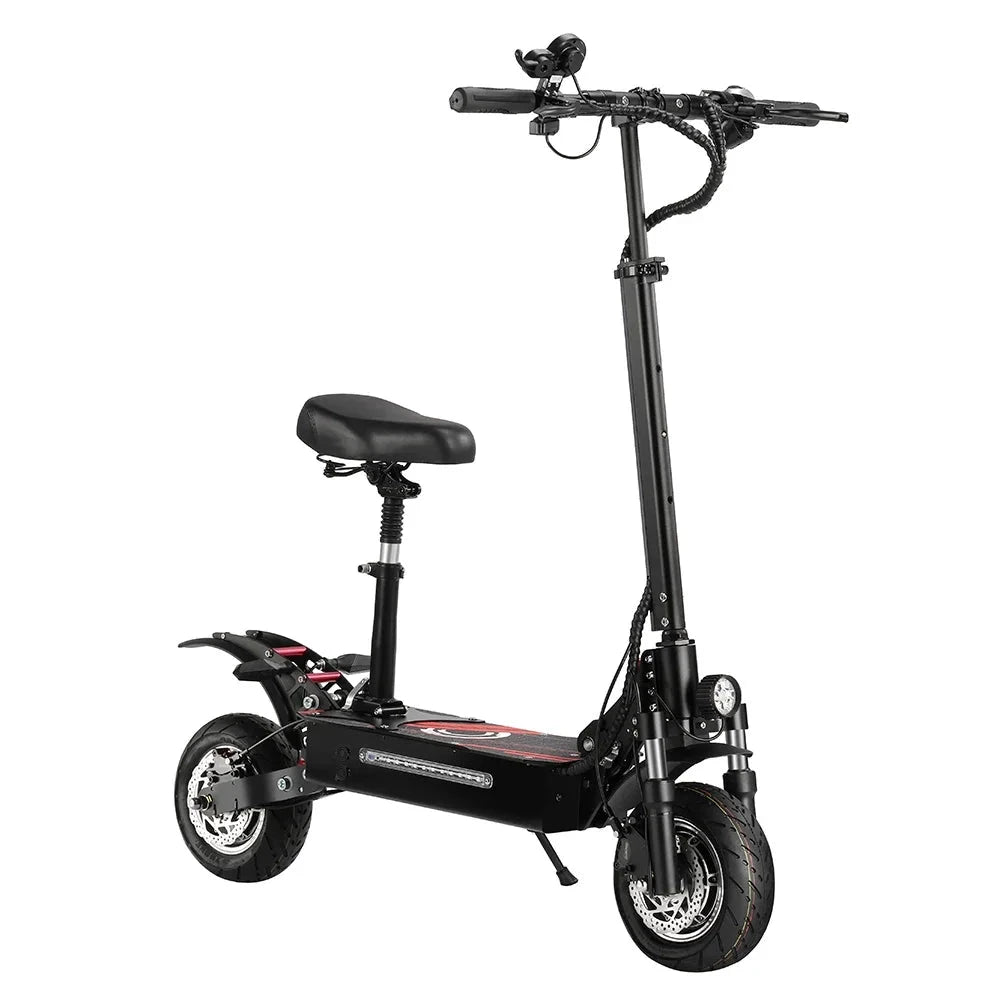 BOYUEDA Q7 PRO Erwachsenen-E-Scooter 1600W*2 Doppelmotor Faltbarer City-E-Scooter 52V19AH 10-Zoll-Reifen Offroad-Elektroroller by Golden Bridge Store