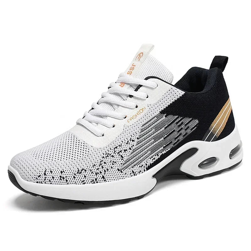 Fashionable Breathable Sneakers for Men - Stylish Mesh Casual Shoes for Daily Wear