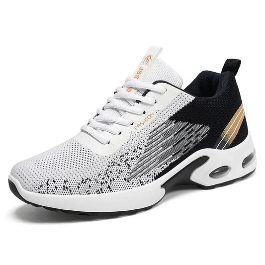 Fashionable Breathable Sneakers for Men - Stylish Mesh Casual Shoes for Daily Wear