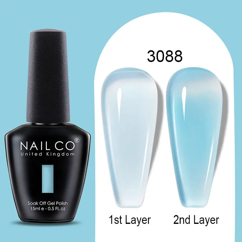 NailCO Gel Nail Polish Nail Art Translucent Vernis Semi Permanent UV LED Lamp Gel Manicure for Gel Polish Nail Glue Productos