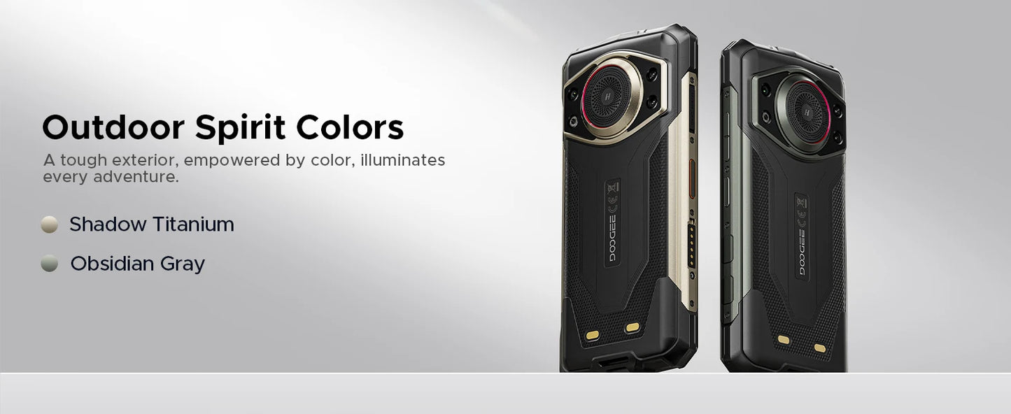 DOOGEE Fire 7 Ultra 5G Robustes Smartphone - 13000 mAh, 33 W, 6,6 Zoll