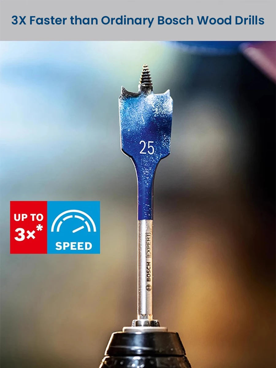 Bosch Expert Drill Bits Wood Drilling Self-tapping Thread 1/4 "HEX Shank Power Tool Accessories for Electric Screwdriver