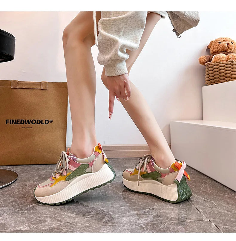 Women Sneakers Luxury Fashion High Top Women Boots Platform Casual Shoes Outdoor Running Shoes for Women Female Ladies Trainers