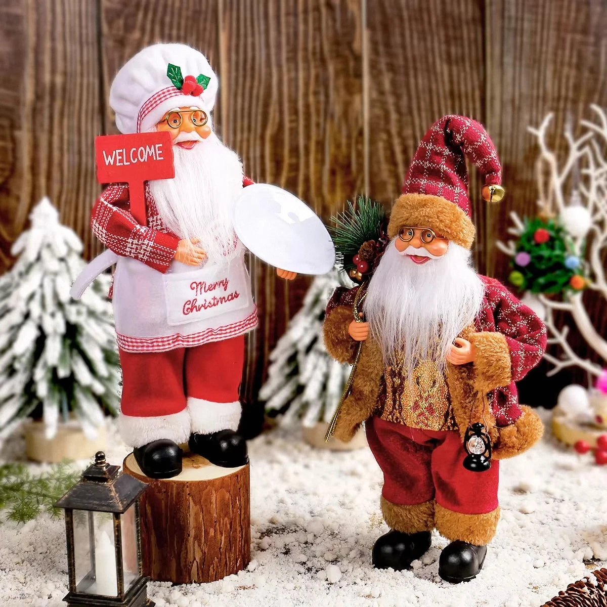 Choice Santa Claus Plüschpuppe Weich - Kapazität 1 Stk, Größe 30 cm