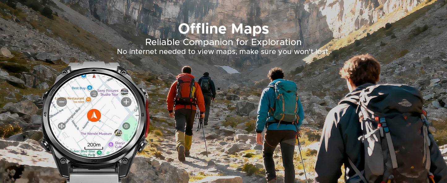 DOOGEE ANYWISE W1 PRO Gesundheitsmonitor - Batteriekapazität 380 mAh, 1,4 Zoll