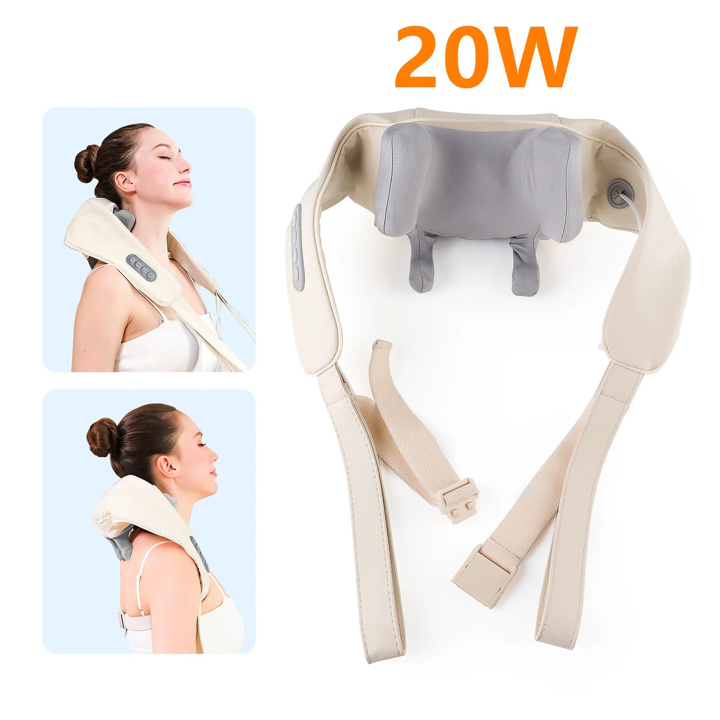 Foreverlily 26W Nacken- Und Schultermassagegerät - 2000mAh 26W 1,12kg