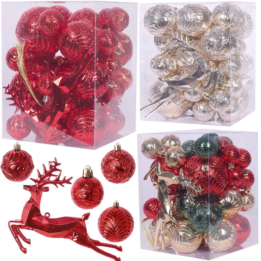 Choice Christbaumkugeln Bruchsicher - Kapazität 40 Stück, Größe 6 cm