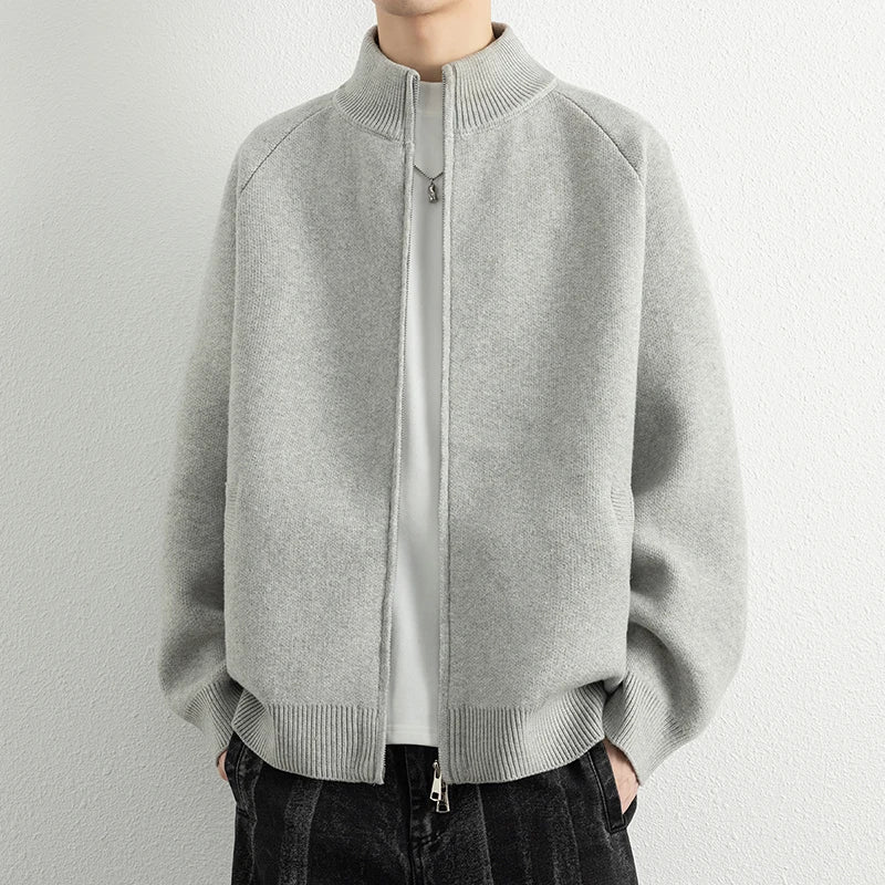 Choice M6001 Strickcardigan Stehkragen - Größe M, Polyamid