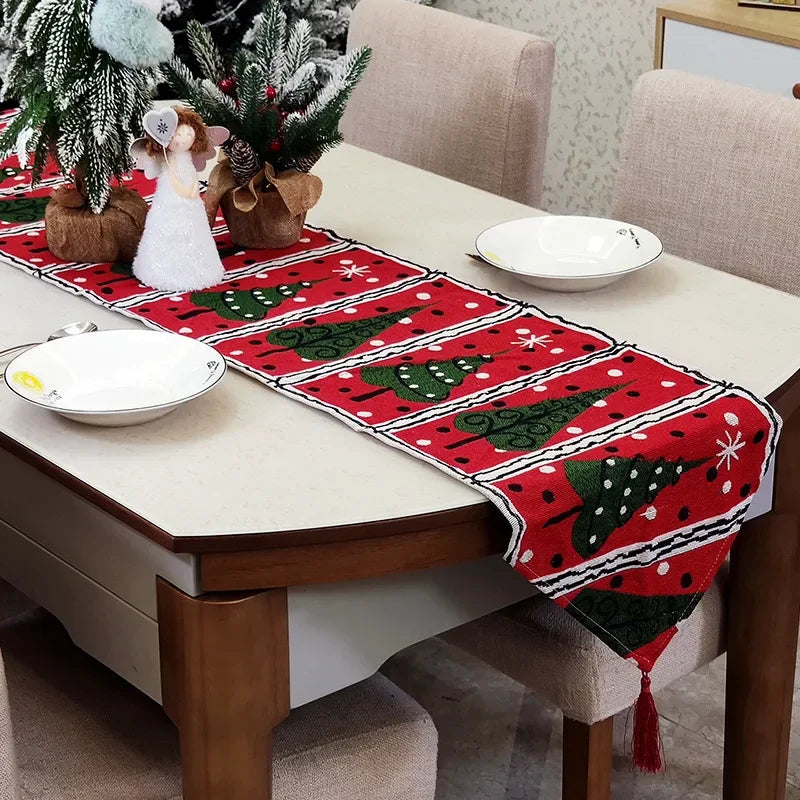 FestiveTree Tischdecke Santa Rot - Kapazität 1 Stück, Größe 135x180 cm