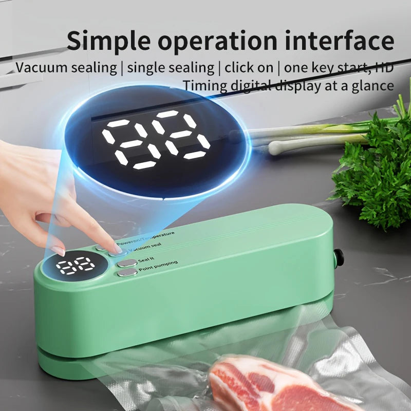 Portable Usb Charging Vacuum Sealer A Multifunctional Food Sealer With Sealing External Suction Inflation Functions 2025