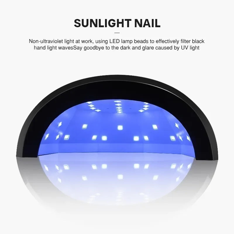 SUN1S Nail Dryer UV LED Lamp 48W For Manicure 30 Leds Drying Nail Gel Polish Ice Nail Lamps 4 Timer With LCD Display Nail Tools