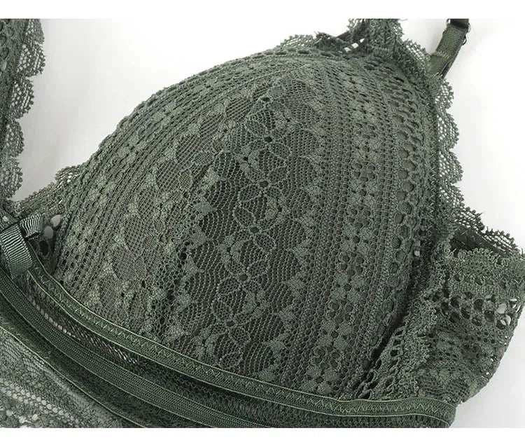 French elegant Lace Underwear Set High Quality Bra Set Push Up Brassiere Fashion Bra And Panty Sets elegant Lingerie For Women