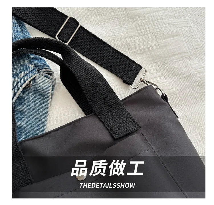 Small Casual Tote Bags Women Shoulder Messenger Bags Korean Canvas Fashion Female Crossbody Bag for Girl 2024 Cloth Handbags