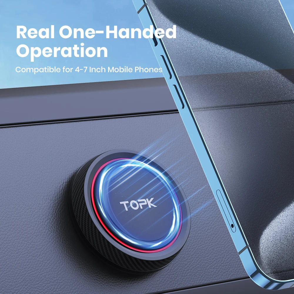 Suport magnetic TOPK D45A - forță magnetică puternică, rotație la 360°