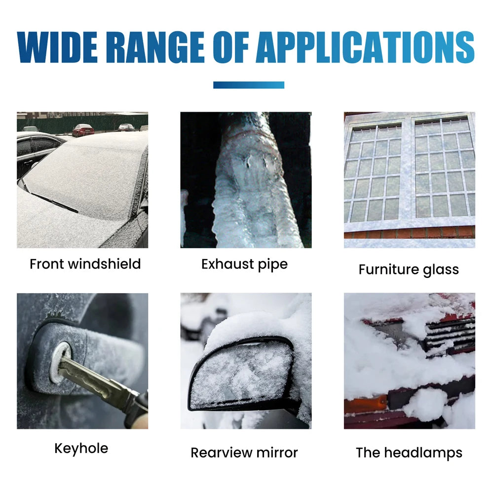 Auto Enteiser Spray Auto Schnee Schmelzmittel Windschutzscheibe Enteiser Spray Auto Entfrosten Schnee Auflösung Reiniger Spray Für Auto Heim Verwendung