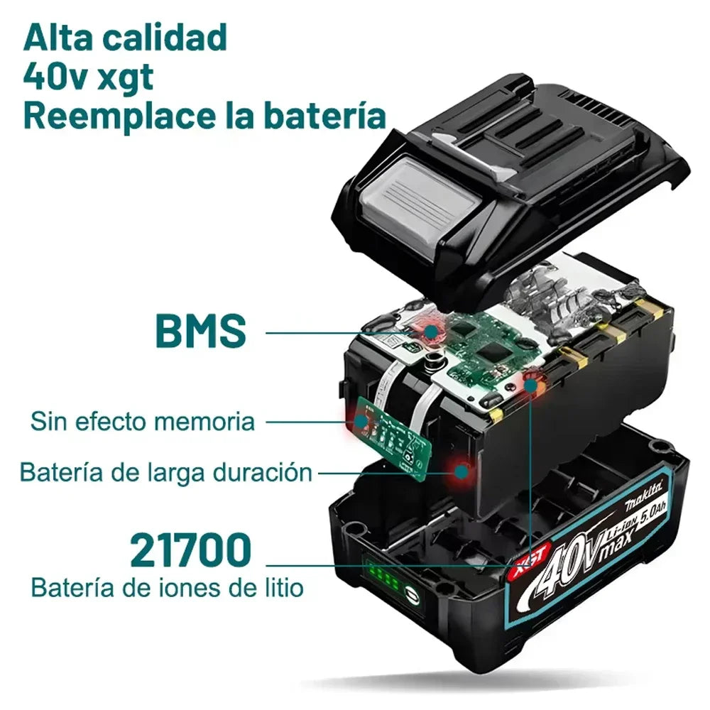 Makita XGT Pro Akku Säge 40V - 5.0Ah 21700 Zellen 40V
