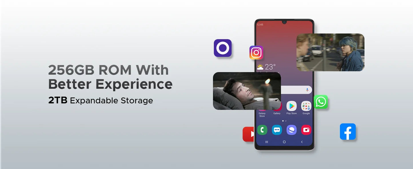 DOOGEE Note58 Pro NFC - 6250mAh Akku, 256GB Speicher, 6,75Zoll Display