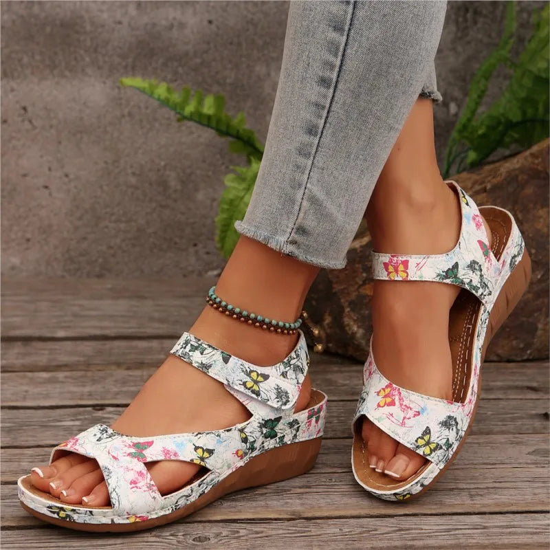 Summer Woman Sandals Shoes Open Toe Women Shoe Soft Shoes For Women Wedge Women's Shoes Breathable Footwear Women Sandal Female