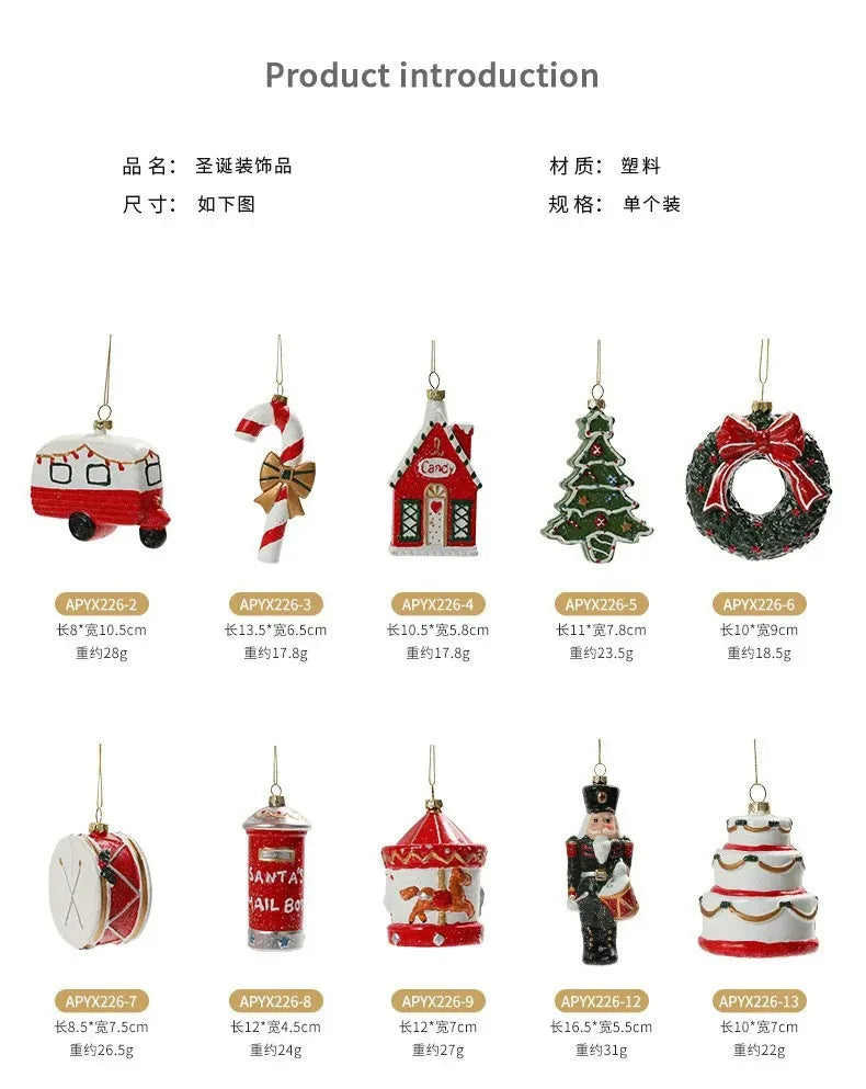 Weihnachtsbaum Anhänger Dekoration 3D Stereo Schneemann Weihnachtsbaum Dekoration Kleiner Anhänger Kranz Weihnachtsdekoration Anhänger